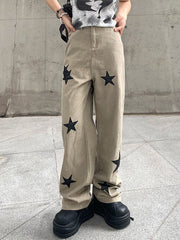 Y2k Star Design Jeans - Kaysmar