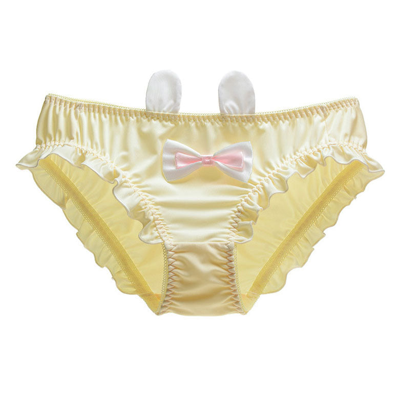 Cute Ruffle Panties With Bunny Ears