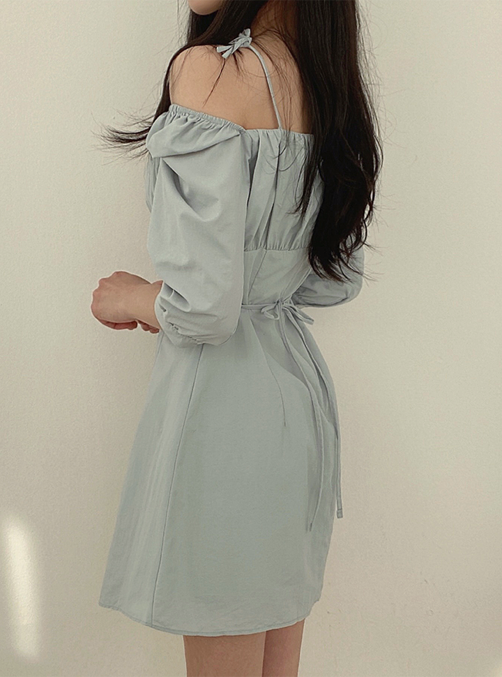 Korean Chic Off-the-shoulder StraplessDress