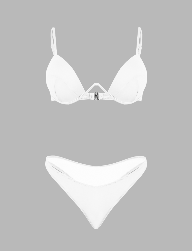 Solid Underwire Bikini Set