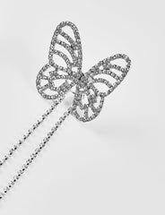 Sparkling Rhinestone Butterfly Earring