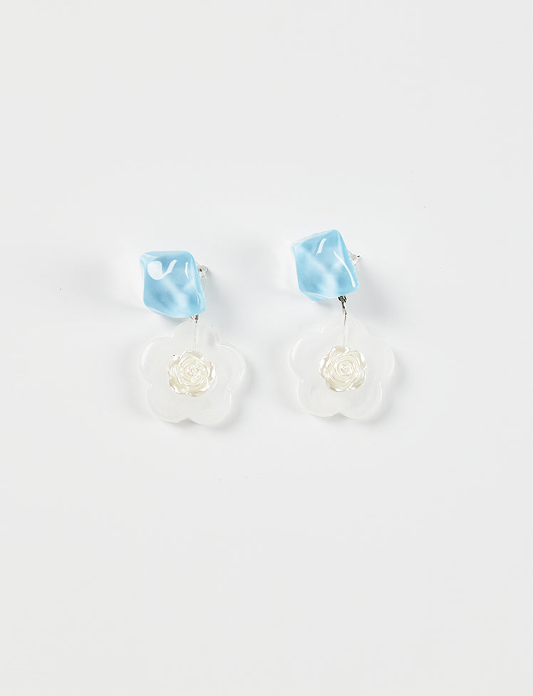 Flower Bow Earrings