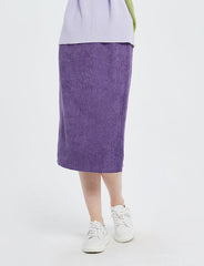 Purple Half-Length Skirt