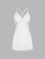 Lace-stitching Sleeveless Dress