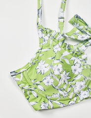 Floral Print Underwire Bikini Set