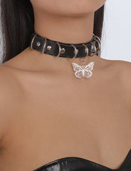 Butterfly Punk Choker