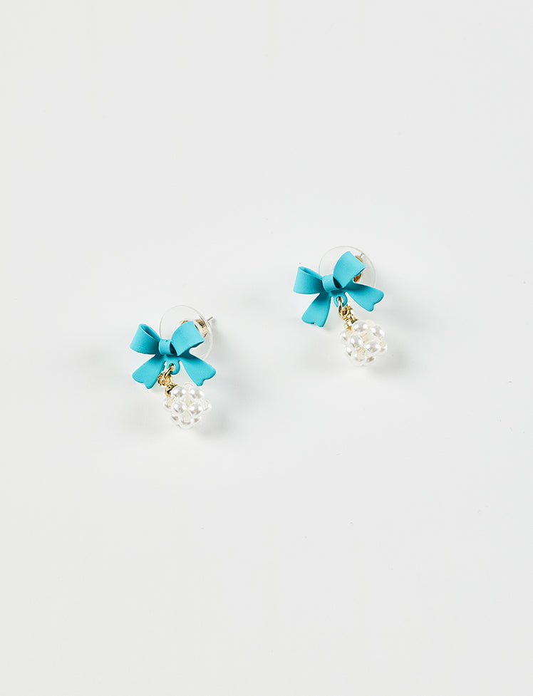 Flower Bow Earrings