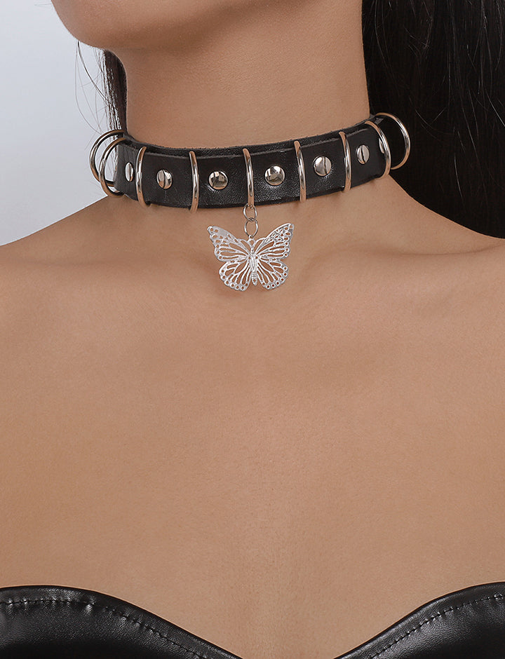 Butterfly Punk Choker