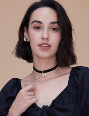 Heart Chain Decor Choker