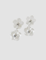 Transparent Floral Earrings