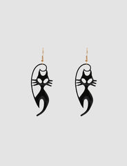 Black Cat Earrings