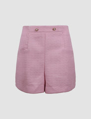 Pink Casual Shorts