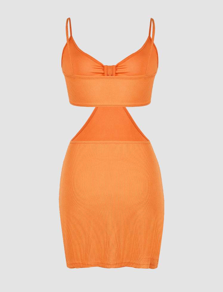 Bow Cutout Cami Dress