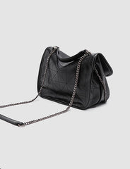 Rhombus Chain Soft Shoulder Messenger Bag