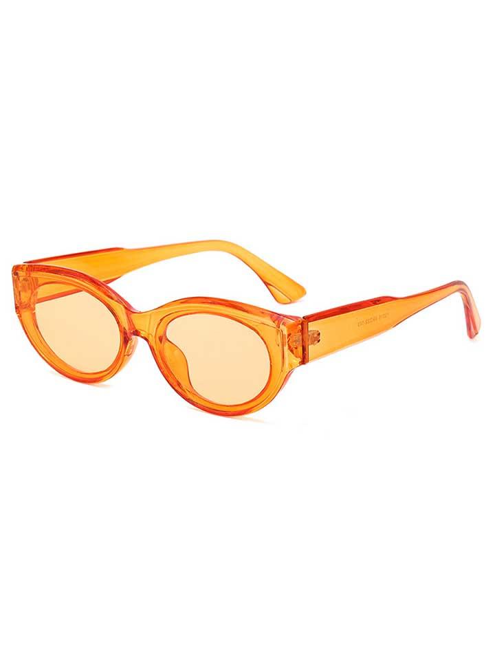 Jelly Small Frame Oval Sunglasses