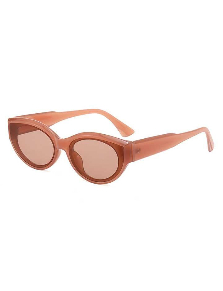 Jelly Small Frame Oval Sunglasses