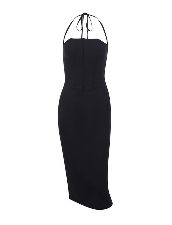 Halter Neck Corset Slim Fit Dress