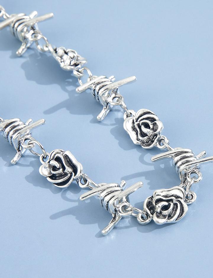 Drip Rose and Thorns Necklace