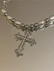Cross Pendant Clavicle Necklace