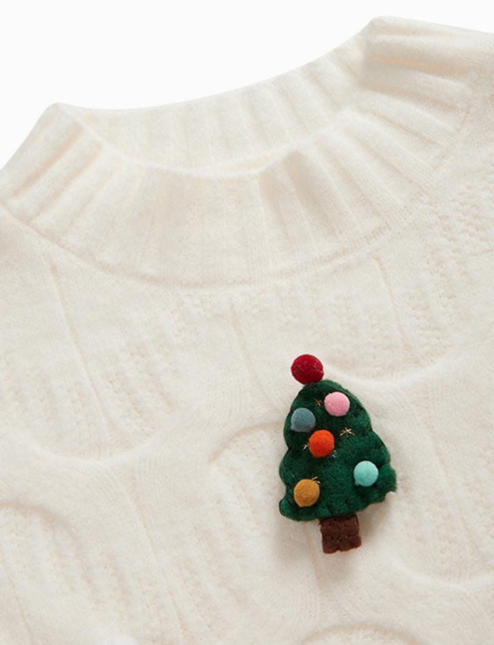 Christmas Stereoscopic Doll Decor Pullover Sweater