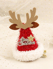 Bright Velvet Christmas Hair Clip