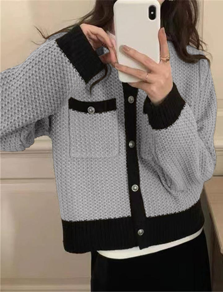 Button Thin Sweater Knitted Cardigan Jacket  s