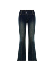 American Vintage Dark Blue Bootcut Jeans