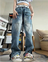 American style retro tooling jeans  's high street
