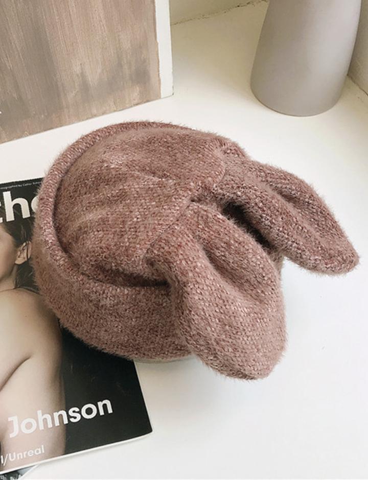 Cute Rabbit Ears Thick Autumn And Winter Hat