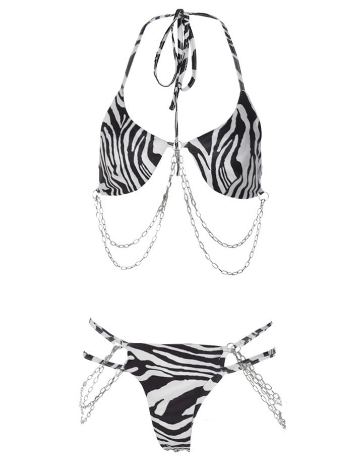 Printed   Tether Chain Two-Piece Set