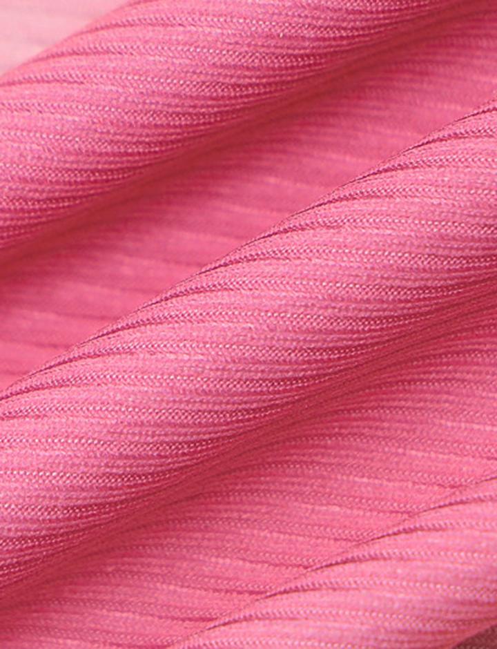 Summer Round Neck Sleeveless Tie Dye Printed Slit Dress