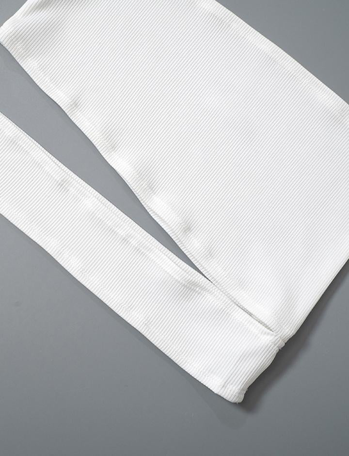 Bandage Style Multiple Ways Strapless Crop Camisole