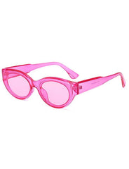 Jelly Small Frame Oval Sunglasses